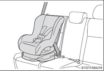 Seat belts equipped with a child restraint locking mechanism (ALR/ELR belts except
