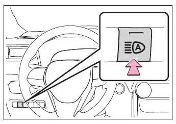 Automatic High Beam activation switch