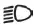 Automatic headlight switch position symbol