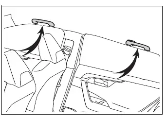 Ceiling-mounted assist grip for seated passengers