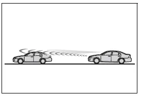 Toyota RAV4 front end raised by a heavy load in the luggage compartment