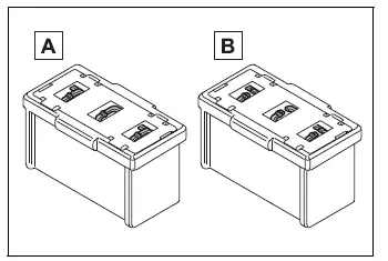 Comparison of normal and blown Type C automotive fuses