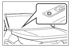 Headlight control sensor location near the windshield
