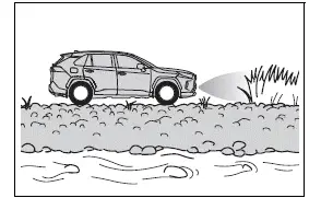Toyota RAV4 parking assist affected by tire chains or temporary tire equipment