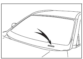 Vehicle identification number on the upper-left instrument panel