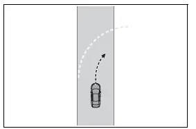 Asphalt repair marks and road seams near visible lane lines