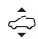 Panoramic moon roof tilt control switch symbol