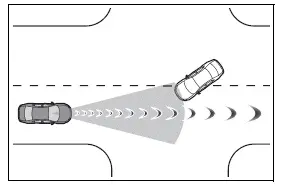 Pre-collision detection of an oncoming vehicle stopped before turning