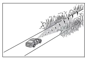 Automatic barriers, car washes, and hanging objects that may trigger pre-collision assistance