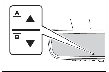 HomeLink garage door status indicators on the Digital Rearview Mirror