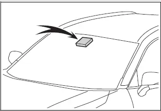 Toyota RAV4 front camera detecting roadside traffic signs for Road Sign Assist