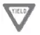 Yield road sign recognized by Toyota RAV4 Road Sign Assist