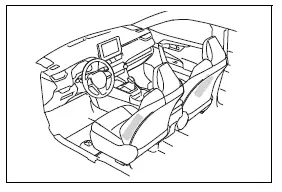 Damage to seat upholstery around an SRS side airbag