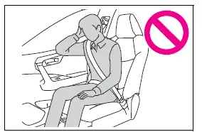 Toyota RAV4 occupant positions to avoid near side and curtain airbags