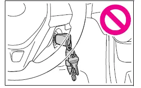 Toyota RAV4 coat hook area that must remain clear for curtain airbag deployment