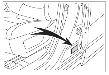 Certification Regulation Label showing vehicle and axle weight ratings