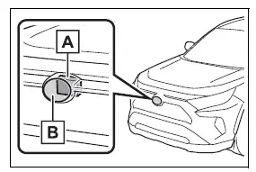 Front grille radar sensor and radar sensor cover identification
