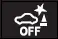 Flashing Parking Support Brake OFF indicator symbol
