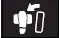 Inappropriate pedal operation warning light symbol