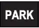 Flashing U.S. parking brake indicator symbol