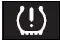 Tire pressure warning light symbol