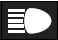 Headlight high beam indicator symbol