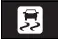 Flashing vehicle slip indicator symbol