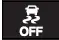 Vehicle Stability Control OFF indicator symbol