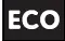 Eco drive mode indicator symbol