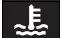 High engine coolant temperature warning light symbol