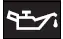 Low engine oil pressure warning light symbol