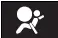 Supplemental restraint system warning light symbol