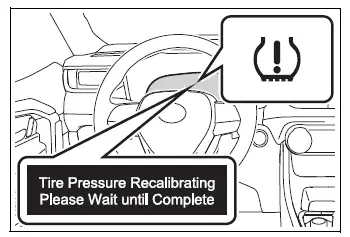 Tire pressure transmitter registration status on the multi-information display