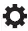 Settings icon on the multi-information display
