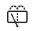 Rear washer and wiper combined operation symbol