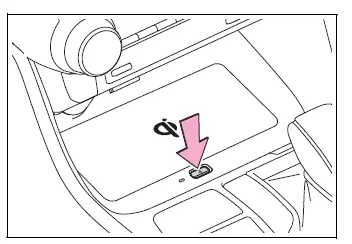 Wireless charger power switch and green operation indicator light