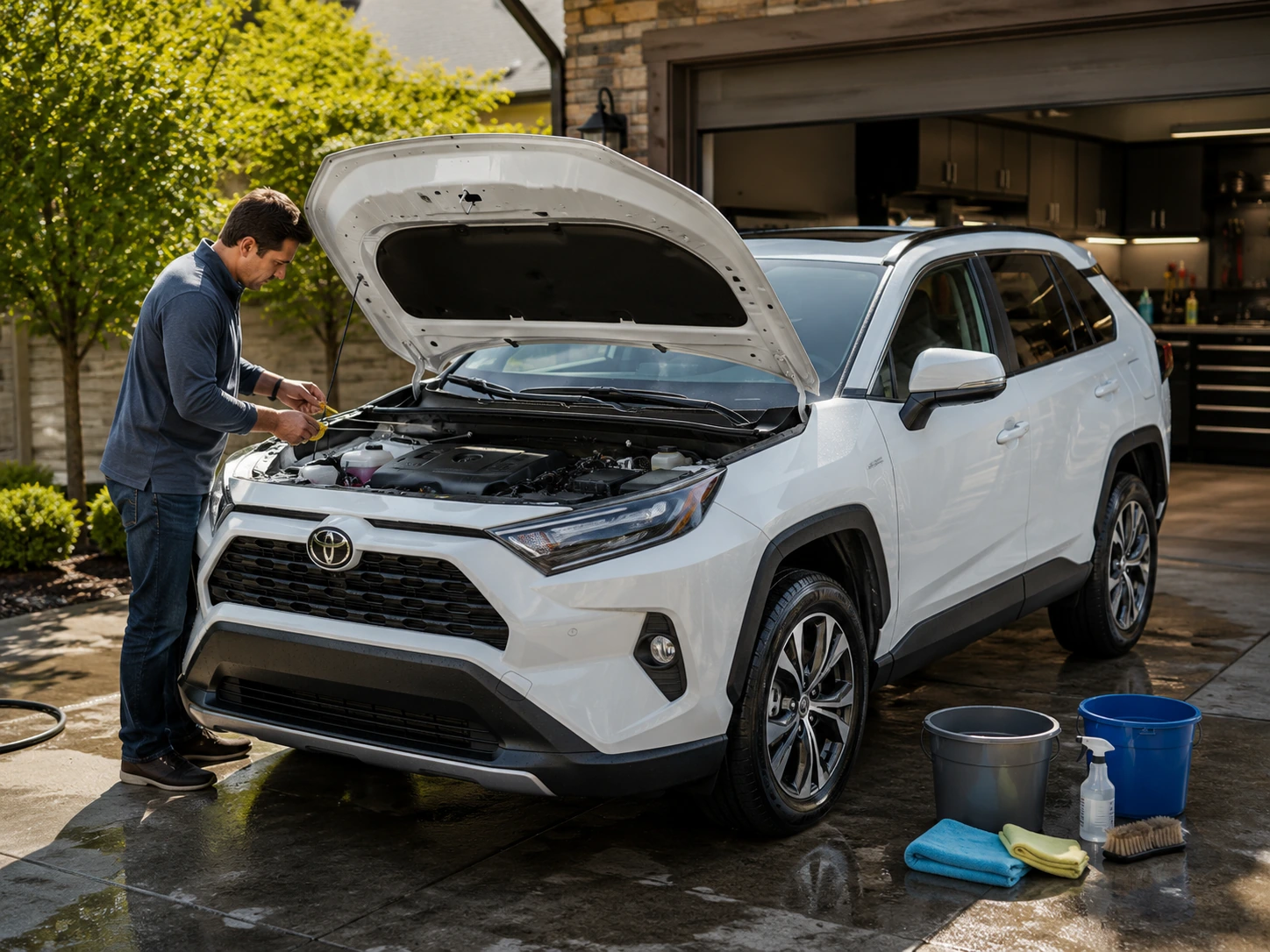 Toyota RAV4 maintenance, cleaning and exterior protection
