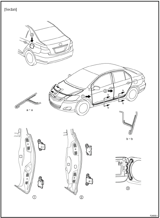 Silencer sheet installation areas