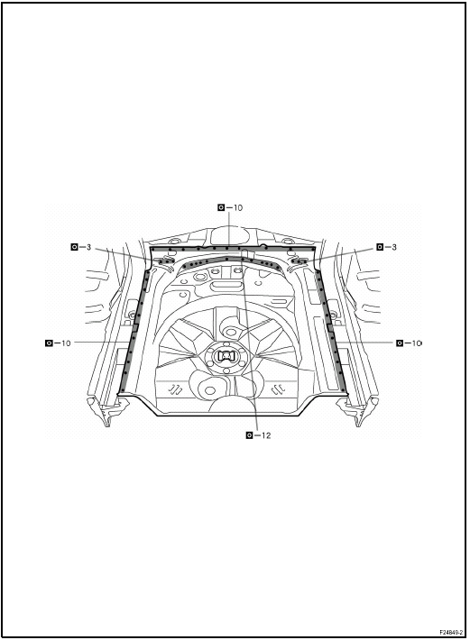Rear floor crossmember NO.2 (ASSY): Hatchback