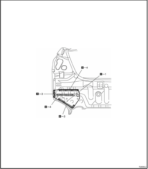 Body lower back panel (ASSY): Hatchback