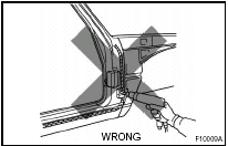 (c) PRECAUTIONS FOR DRILLING OR CUTTING.