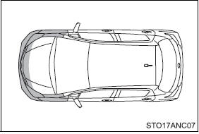 ●The front of the vehicle is damaged or deformed, or was involved in an accident