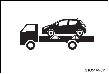 If you use chains or cables to tie down your vehicle, the angles shaded in black
