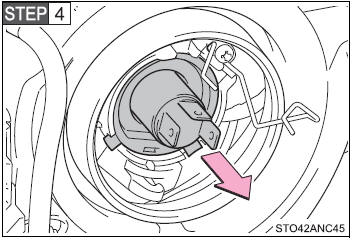 Remove the bulb.