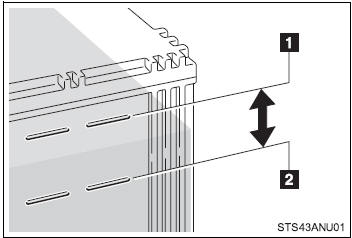 Check that the level is between the “UPPER LEVEL” and “LOWER LEVEL” lines.