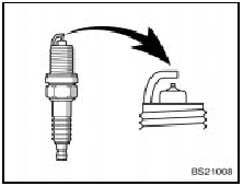 Your engine is fitted with iridium-tipped spark plugs.