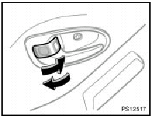 LOCKING AND UNLOCKING WITH INSIDE LOCK KNOB