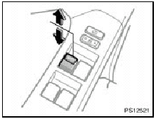 The windows can be operated with the switch on each side door.