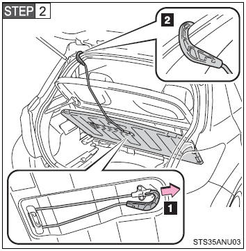 Remove the hook on the backside