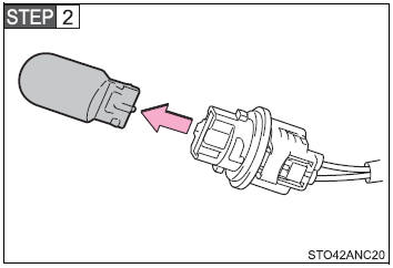 Remove the light bulb.